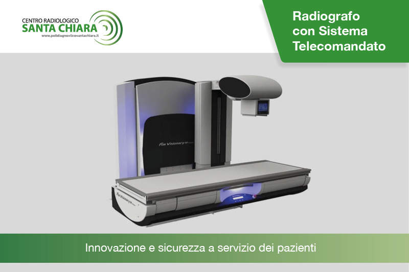 Radiografo con sistema telecomandato: innovazione e sicurezza a servizio dei pazienti