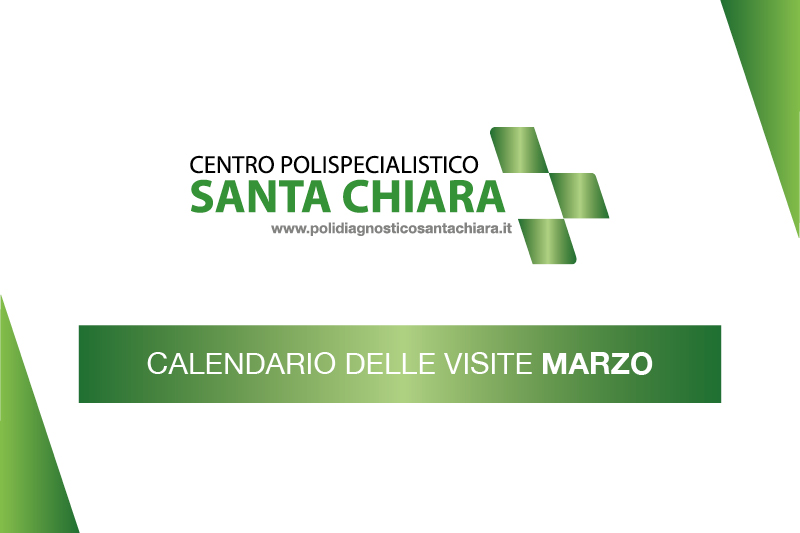 Al momento stai visualizzando Calendario Visite Specialistiche Marzo